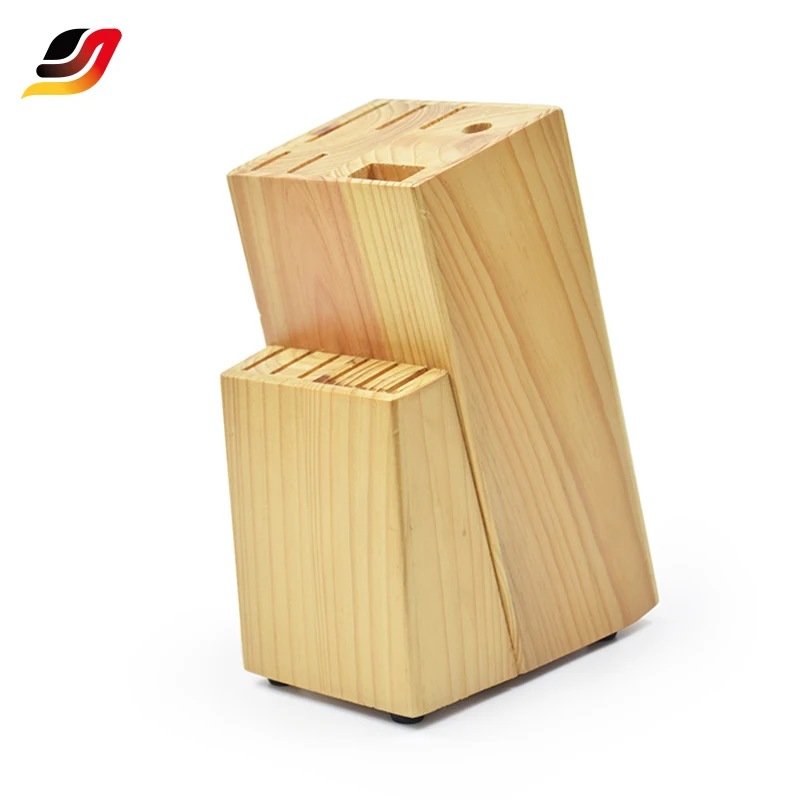 Multifunctional Scissors Chef Slicer Knife Stainless Steel 14pcs Kitchen Knives Set with Wooden Block Knife