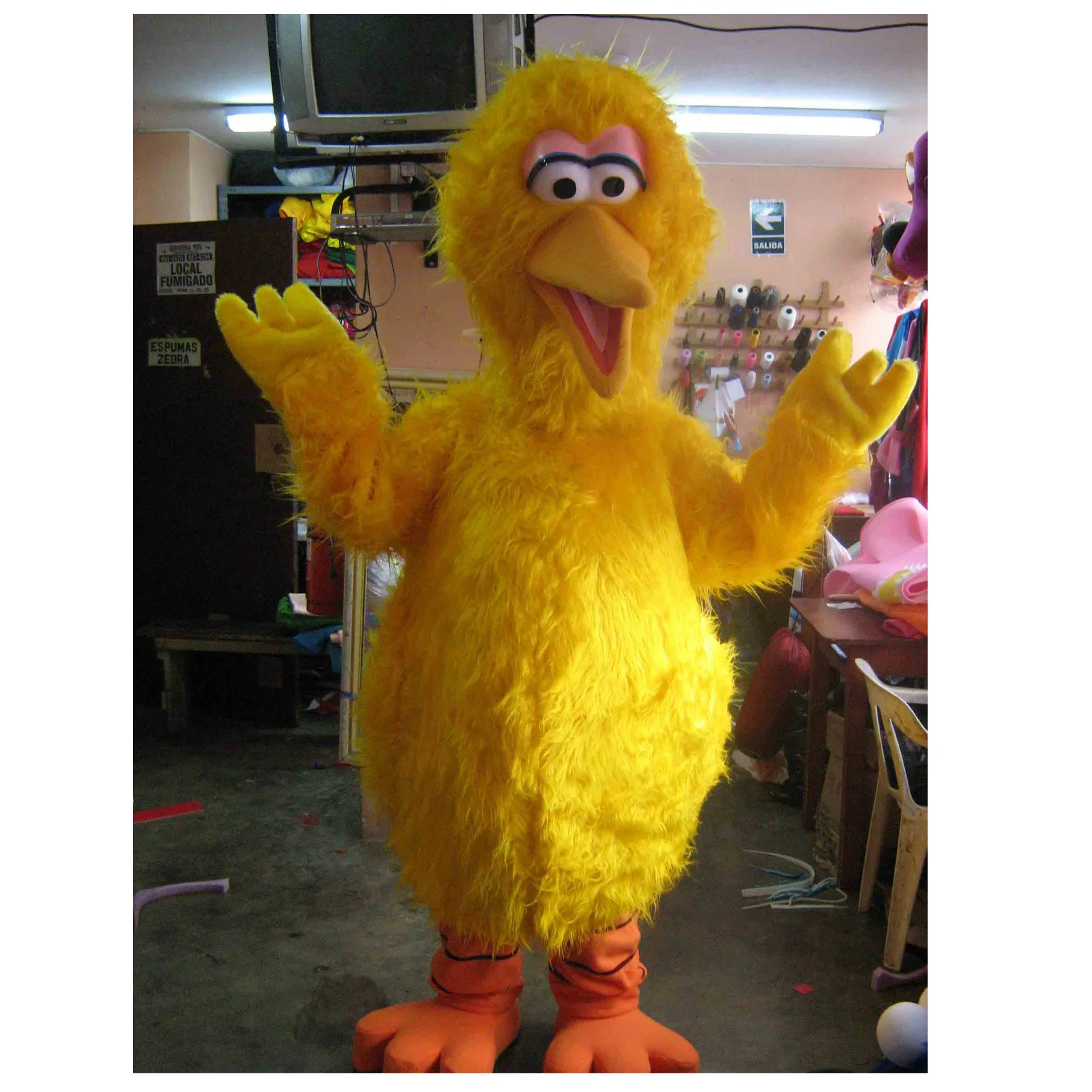 Big Yellow Bird Mascot Costume - China Big Bird Costume and Mascot Costume  price