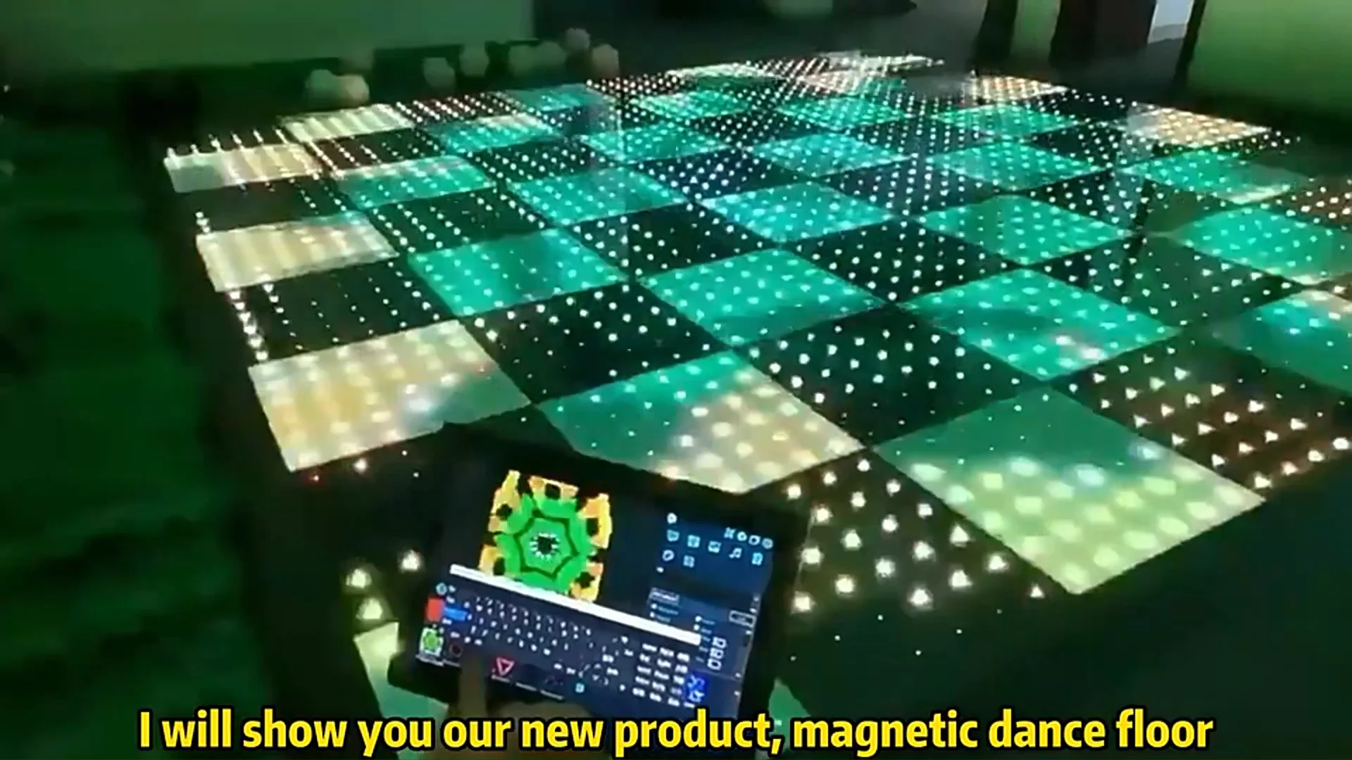 Games Dance Floor Party Dj Club Colorful Rgb Stage Lights Panels 3d
