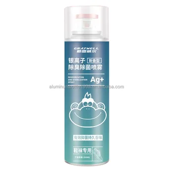 Shoe & Sock Deodorant Spray OEM ODM 2024 New Odour Remover & Freshener for Leather Cloth Boot Sneaker High Heels Metal Material