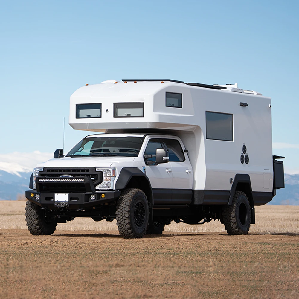 Ecocampor Slide on Truck Camper Camping Trailer With Kitchen and Bed ...