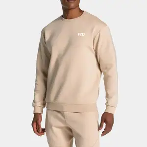 Men's New Design Heavyweight 350 Gsm Cotton French Terry Hoodie Slim Fit 3D Embroidery Patches Rhinestones Posh Custom Clothing