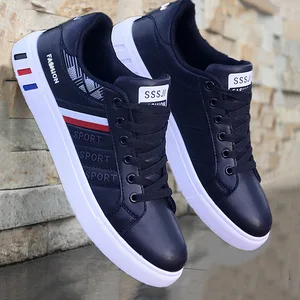 Black White Vulcanized Sneakers Mens Cheap Flat Comfortable Shoes Autumn Spring 2026 Fashion Sneakers for Men