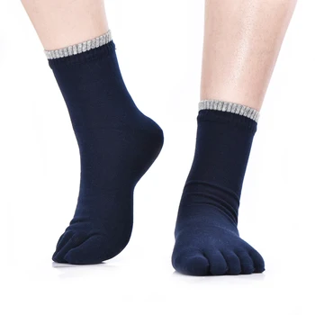 Custom cotton any size diabetes socks men finger superate
