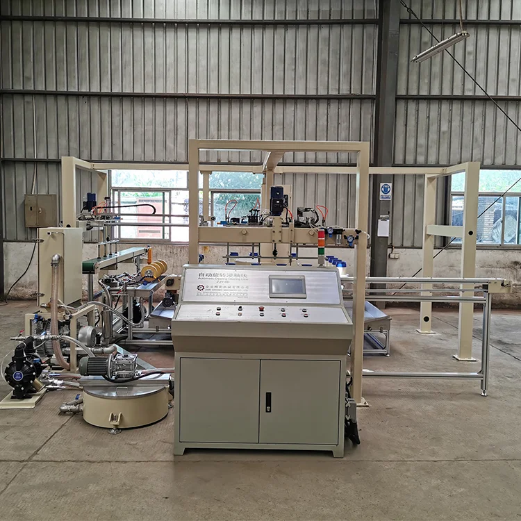 Automatic Ceramic Porcelain Plate Glazing Machine Pottery Cups Dipping