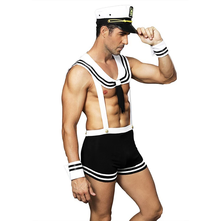 Hot Sell High Fashion Show Sailor Cosplay Photos Sexy Costume Lingerie Set Erotic Nude Boxer Underwear Hot Men - Mens Sexy Underwear,Fashion Show Sexy Lingerie,Photos Lingerie Men Sexy