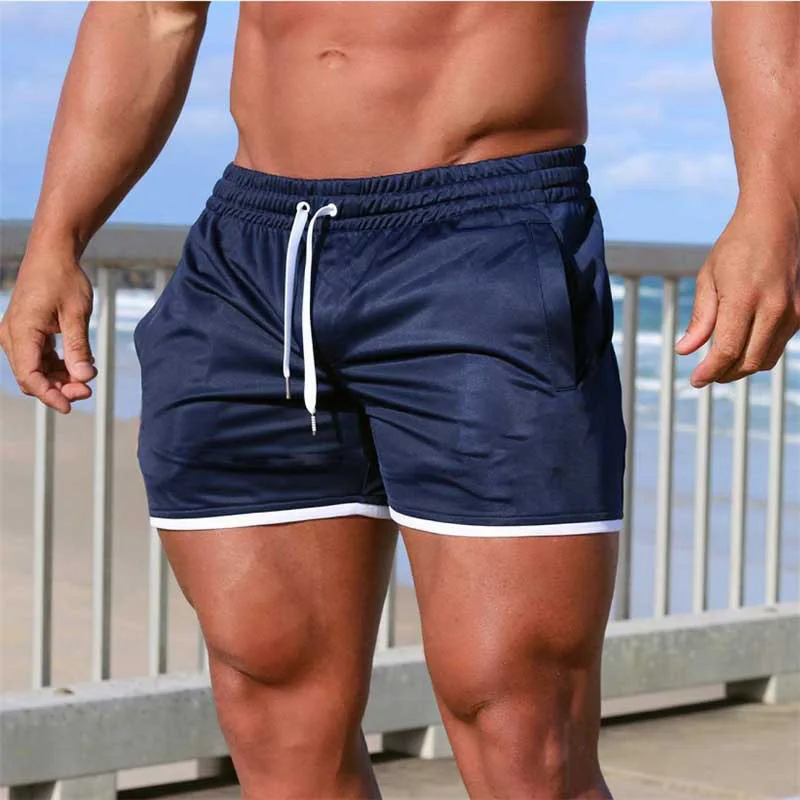 European and American men's sports shorts men's new summer running shorts men's fiess fashion quick drying shorts855_voghion.com