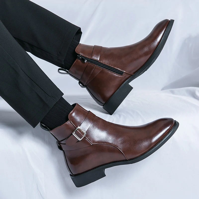 Leather Boots for Men Durable, Stylish, and Comfortable