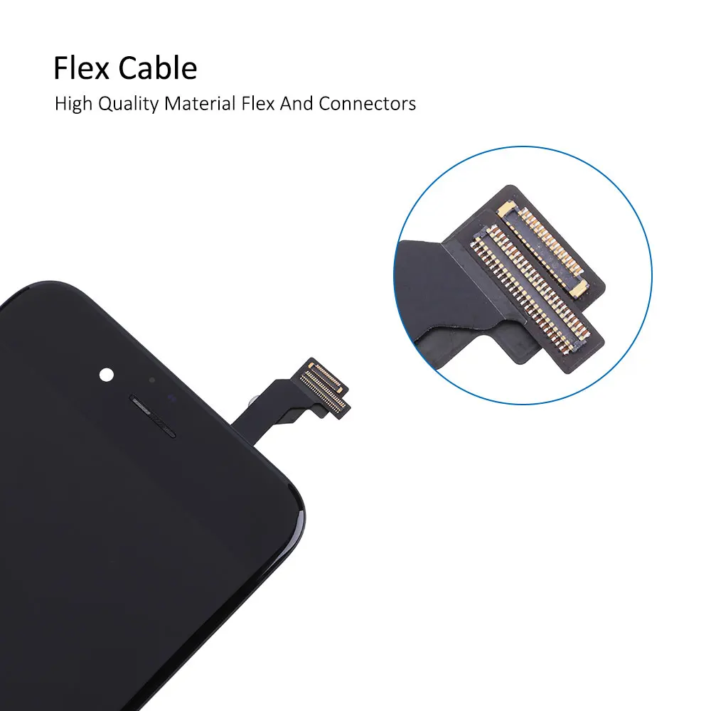 ЖК-дисплей 5 дюйма для iPhone 7 Plus с сенсорным экраном и дигитайзером в сборе замена без битых пикселей