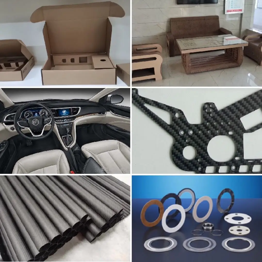 Full Automatic Composite Material Cutting Machine Cnc Machine for the Soft Material Cutting the Non Asbestos Gasket Cutting