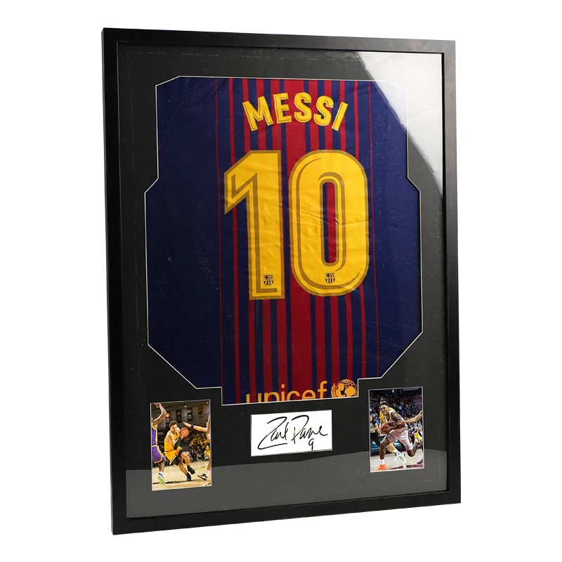 Marco Para Exhibir Camisetas - Madera Y Acrílico, 33x33 Cm, Protección UV, Ideal Para Coleccionables