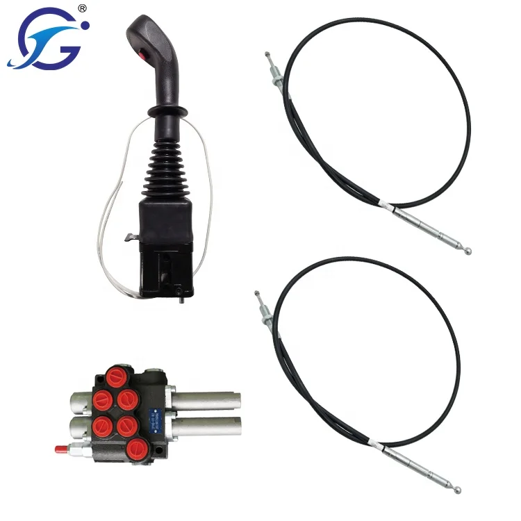 Hydraulic Joystick Control Push Pull Cable With Socket Set Indemar Joystick Factory Selling Construction Machinery Parts