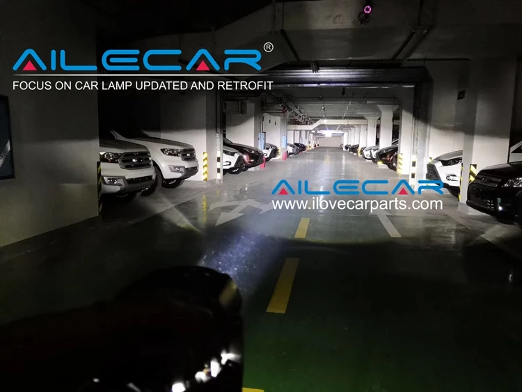 Led High and Low Beam with Laser Asssitant High Beam Retrofit Projector for Auto Headlamp 35W Led 12W Laser