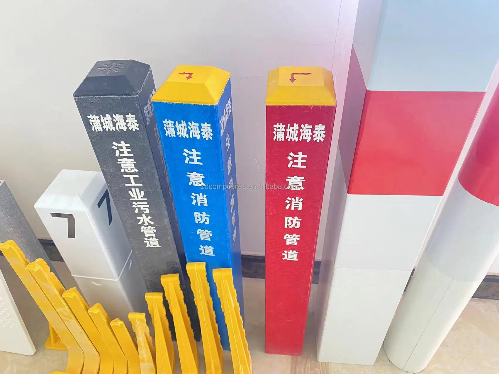 High Strength Anti-Corrosion FRP Beams High Quality Fiberglass Products for Construction supplier