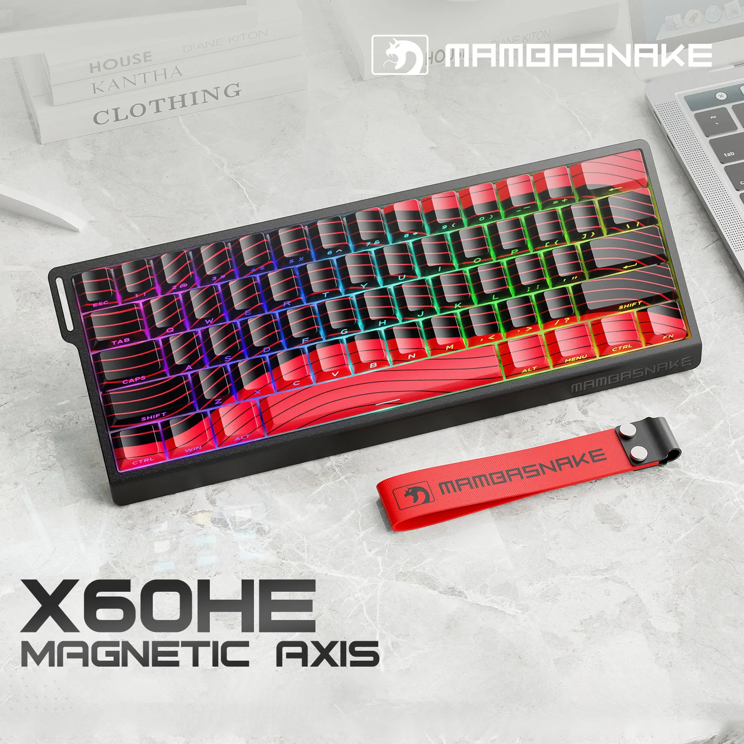 MAMBASNAKE X60HE 8K Magnetic Switch Keyboard for Gaming