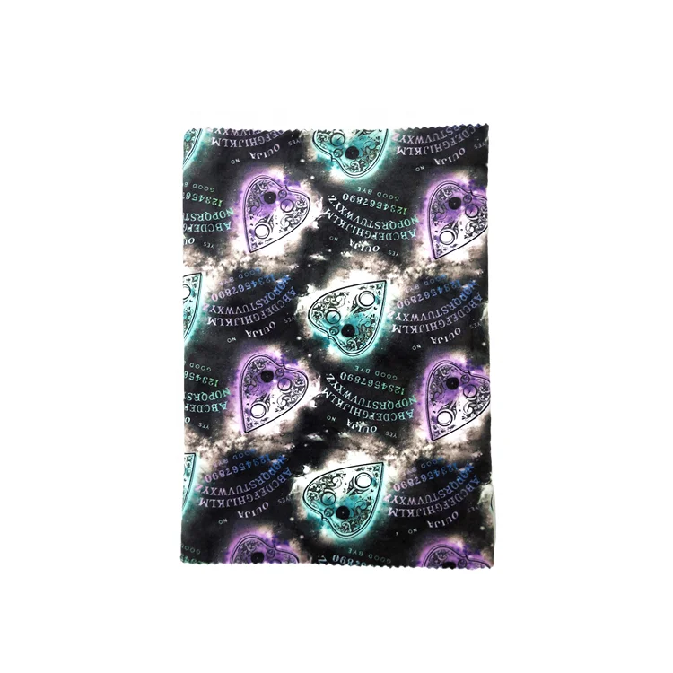 Hot Sale Super Soft Spandex Digital Custom Printed 4 Way Stretch Double Sided Minky Fabric