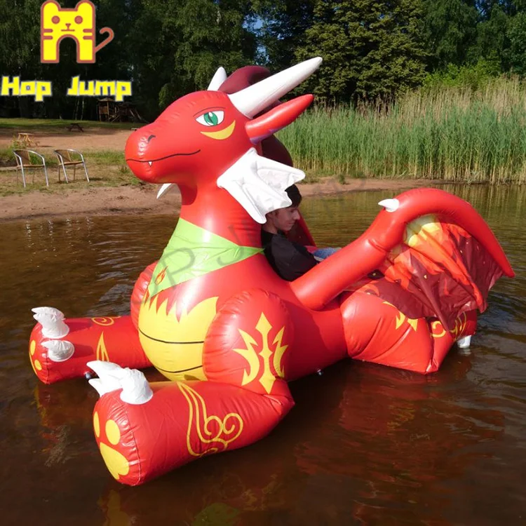 Water Playing Toothless Inflatable Dragon Inflatable Black Dragon Sexy