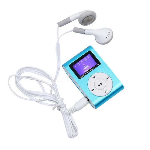Metal Mini FM Clip MP3 Player FM MP3 Player With TF Card Slot