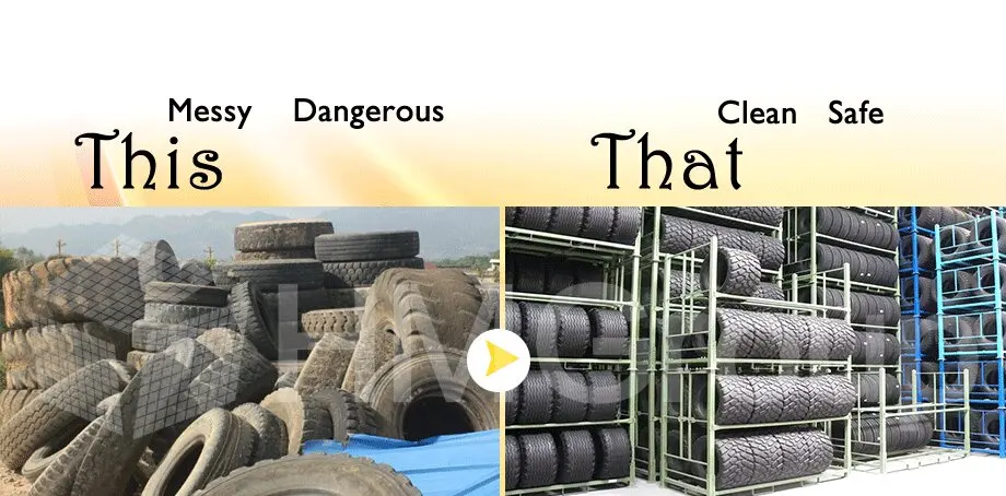 Stacking Foldable Tyre Rack Stacking Foldable Tyre Rack