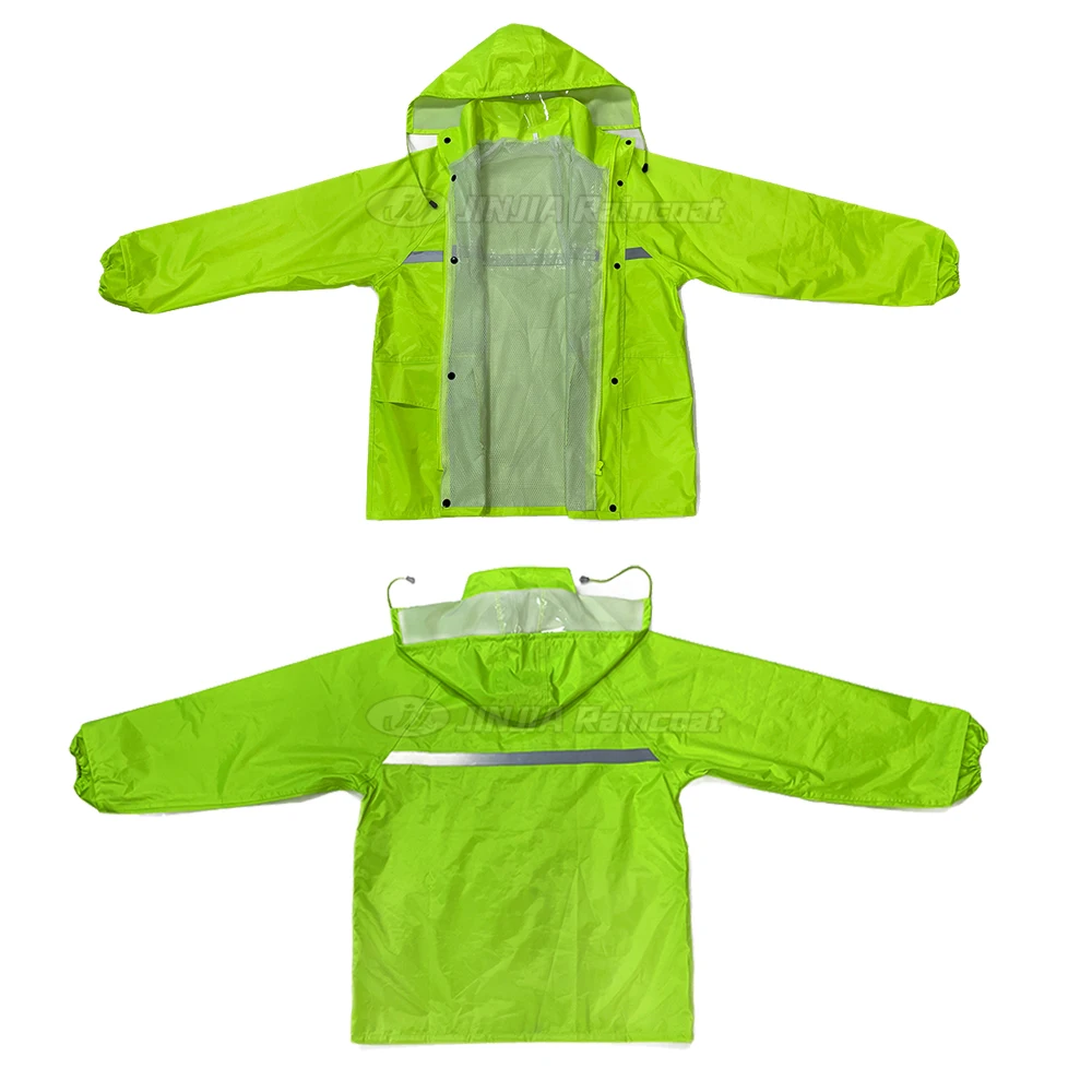 High Visibility Raincoat customized rain suit