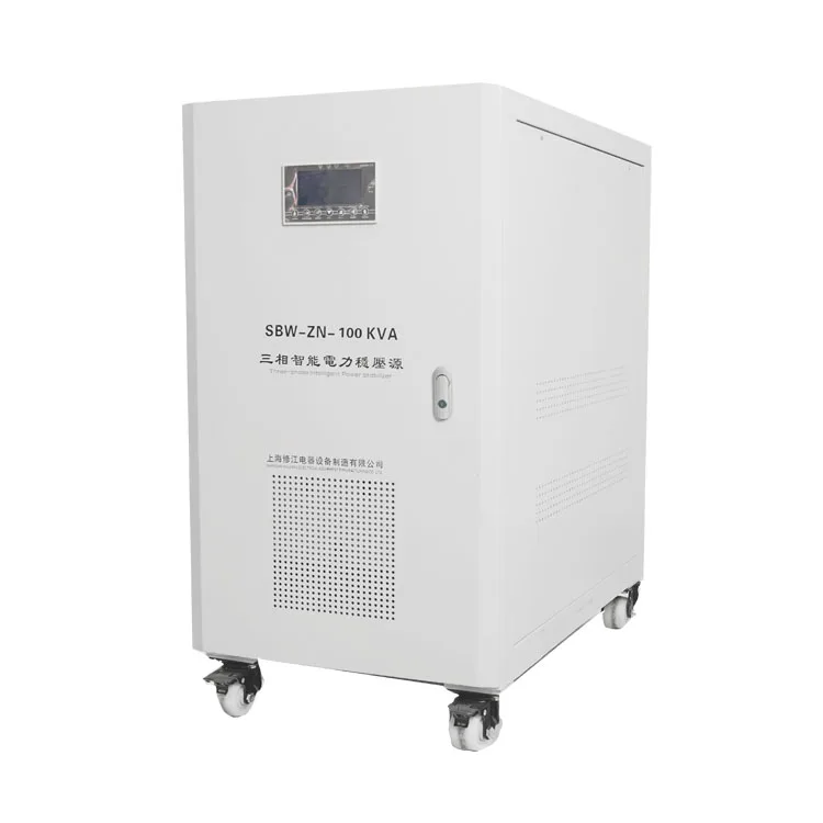 Transformer Factory Price  80kVA 100kVA output 220v Three Phase 50/60Hz Automatic Voltage Stabilizer high standard factory