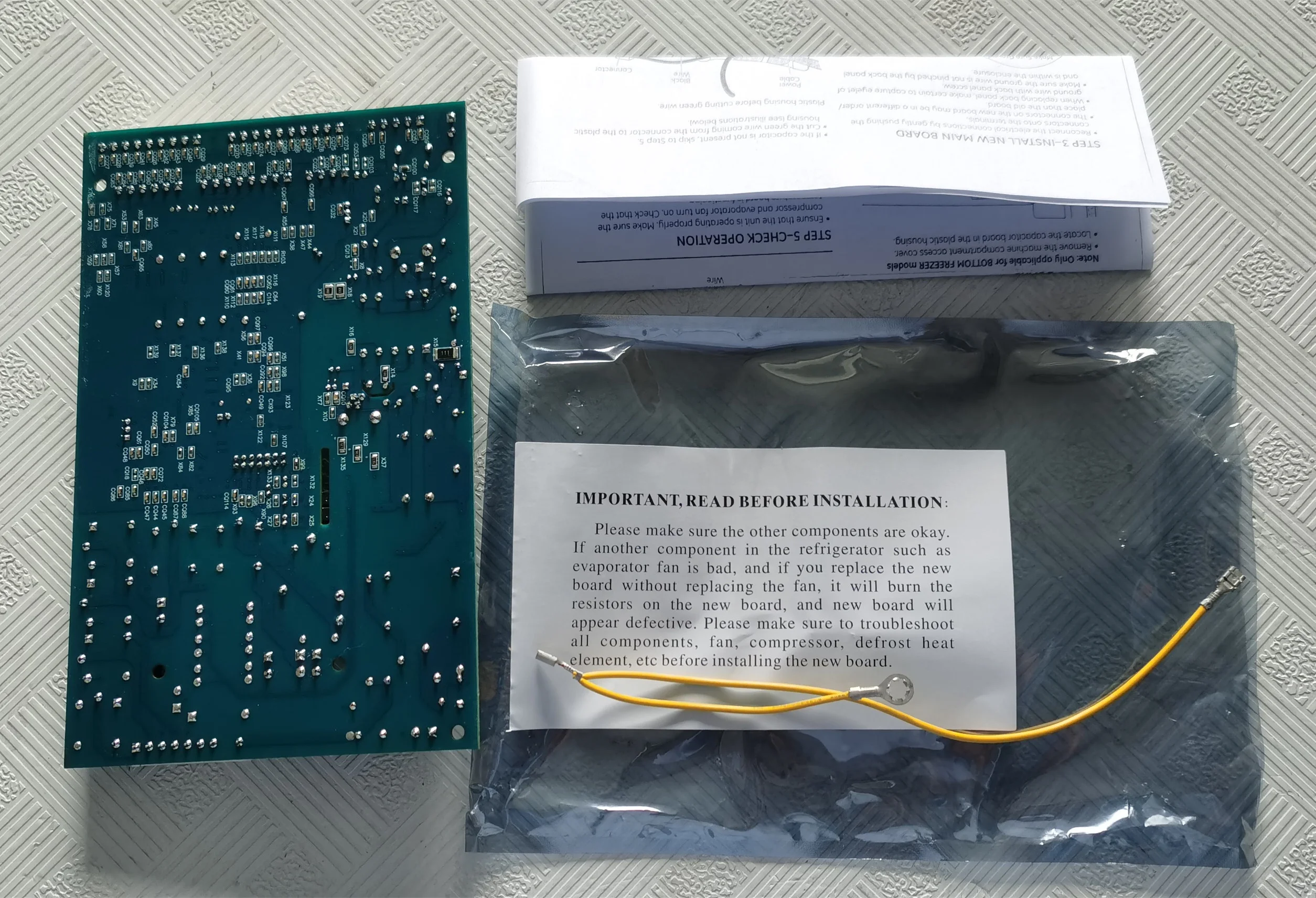 Green Color and Blue Color Board WR55X10942 Refrigerator Main Control Board for PS2364946 AP443621 WR55X10942P