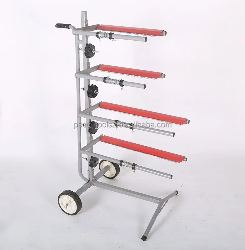 Four Layers Masking Paper Stand Trolley