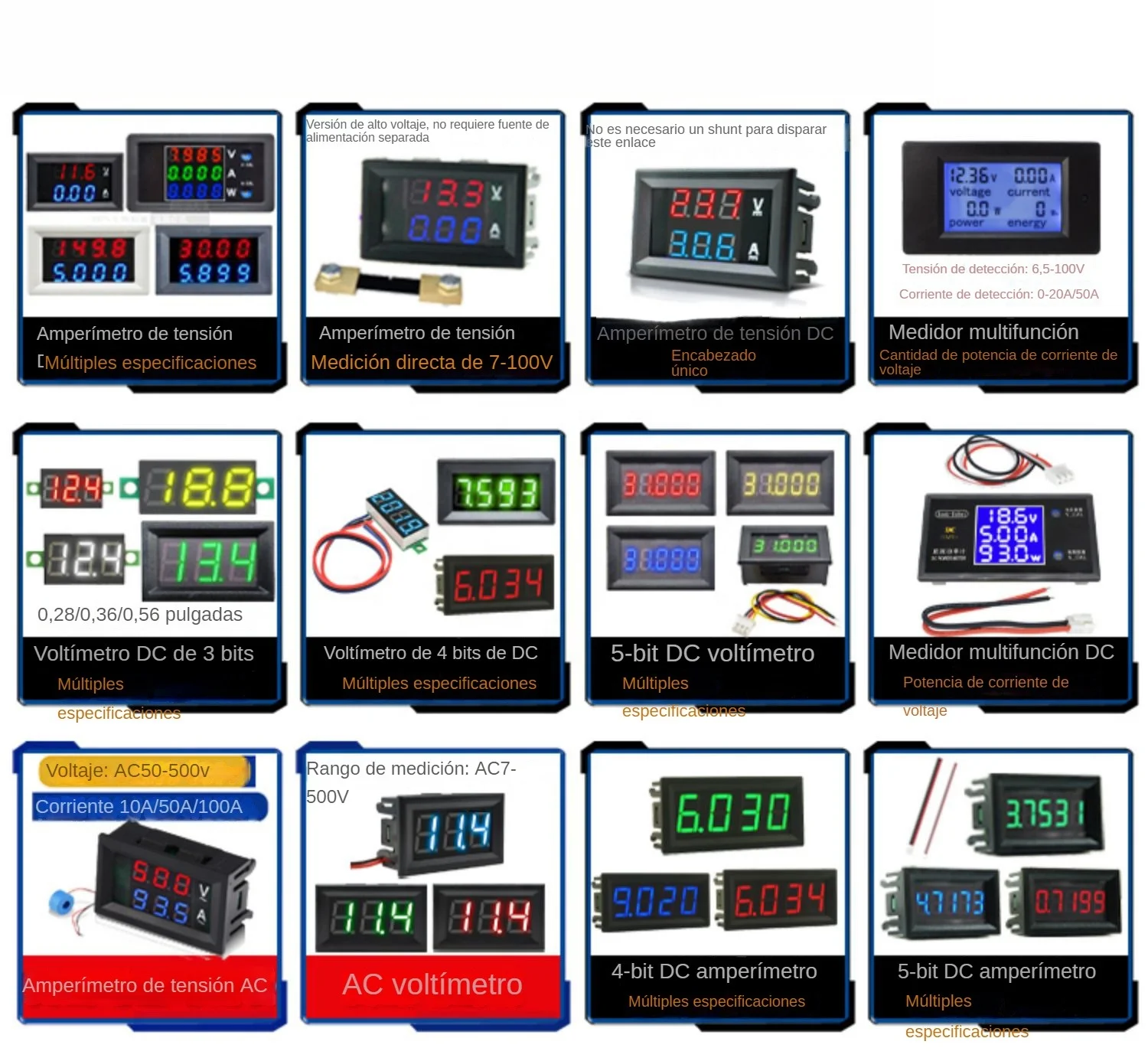 0 56 дюймов 3 провода DC вольтметр светодиодный цифровой Детектор 0-100 В монитор напряжения тестер для мотоцикла