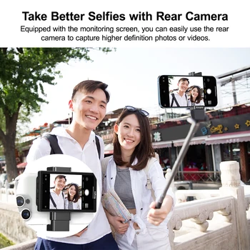 KingMa Hot Selling PH01-Max Vlog Selfie Monitor Magnetic Phone Clip Compatible Vlog Selfie Monitor Screen with iPhone Sumsang detail image