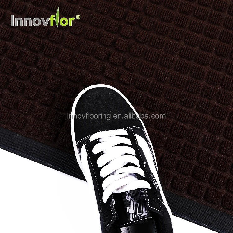 Впитывающий полиэстеровый Противоскользящий дешевый напольный коврик с принтом лучшее качество для