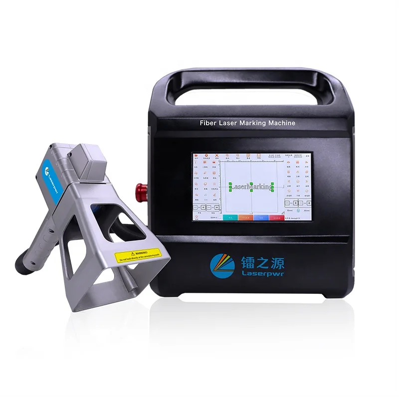 New Type Design Max 25W Handheld Portable Mini Fiber Laser Marking Machine with Touch Screen