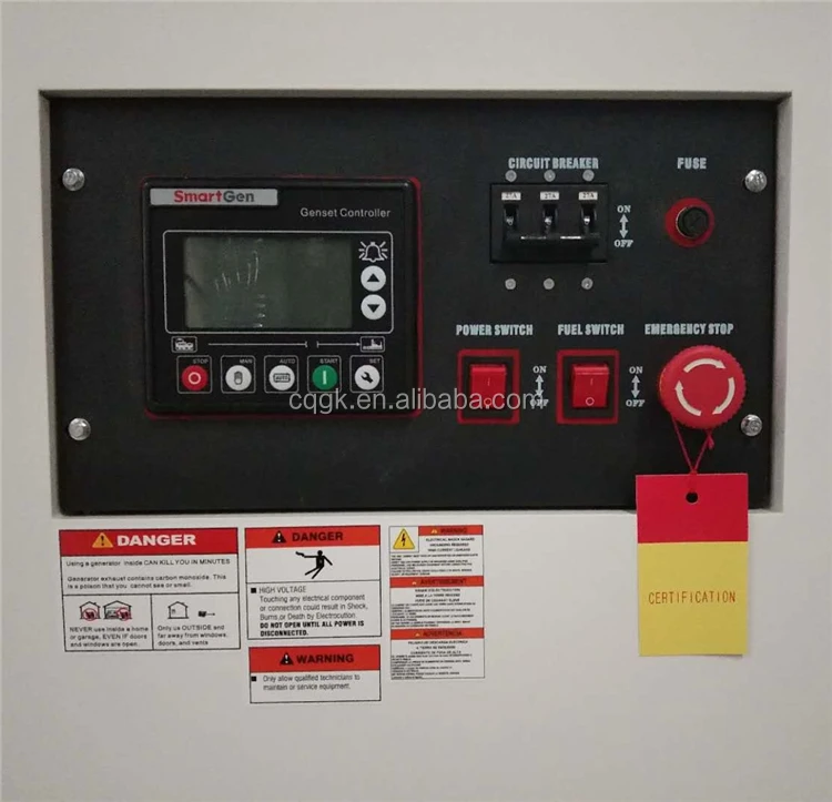 Dual Fuel Lifan Engine 3 Phase Silent Natural Gas NG Liquid Propane LPG Generators 30KW 35KVA