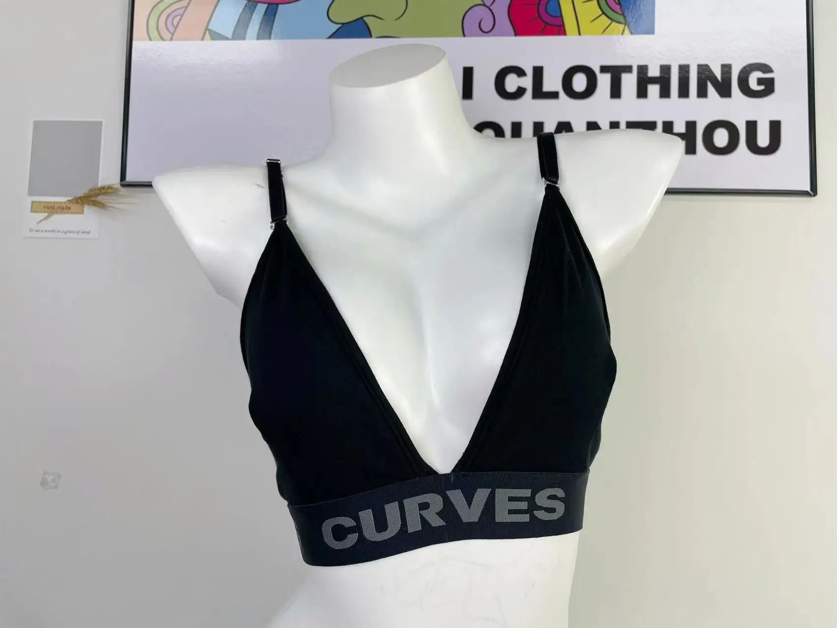 Femmes personnalisées Lingerie Sexy grande taille ensemble de sous-vêtements dames coton sous-vêtement bikini et ensemble de soutien-gorge_voghion.com
