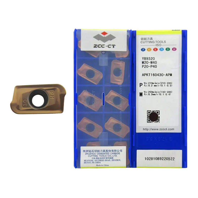 たまみ ZCC Milling Insert APKT APKT 160430 APM Cemented Brazed Carbide