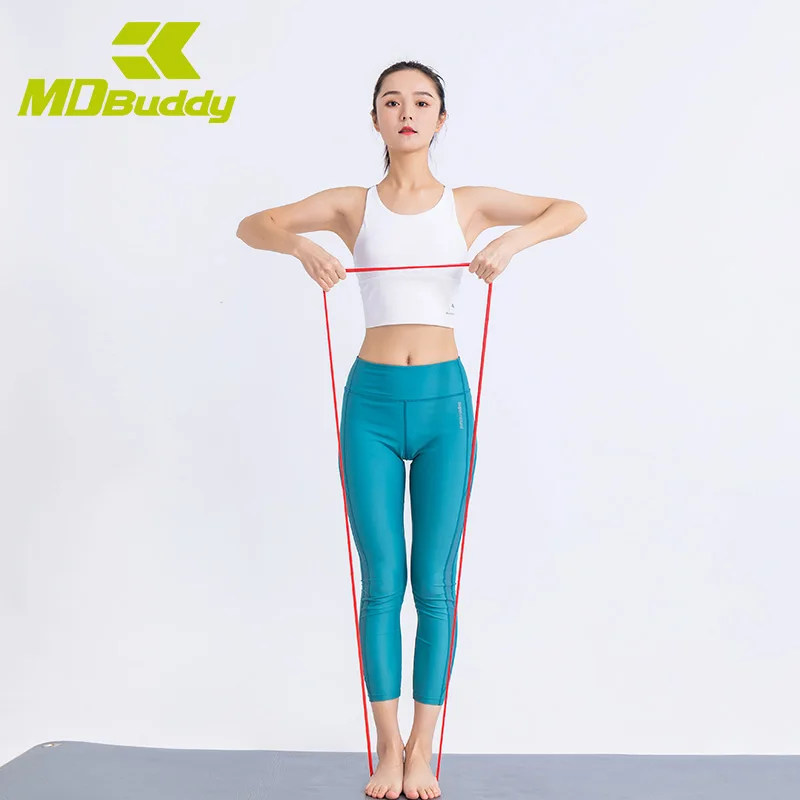 MDBuddy Power Loop Fitness Elastic Bands Multi Resistance Training Set Loop  Band