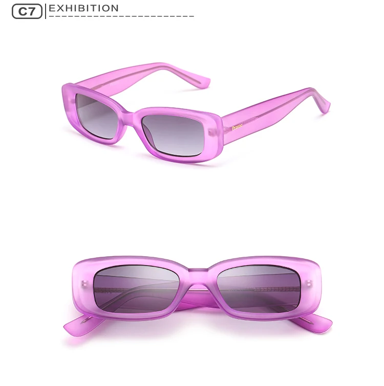 Small Frame Polarized Women Sunglasses Designer Luxury Eyeglass Shades
