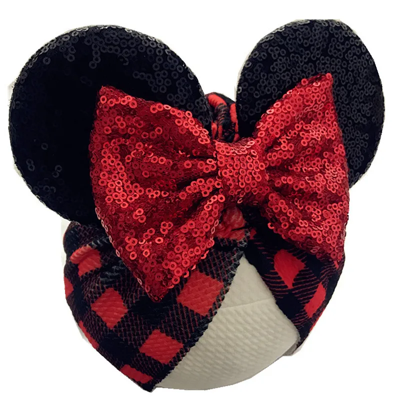 buffalo plaid mickey hat