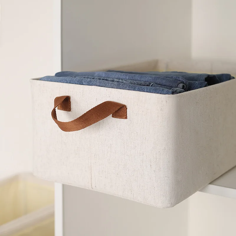Jeans Storage Organiser Box Wardrobe Clothes Organizer Bins Drawer Organizer for Shirts Pants Jeans