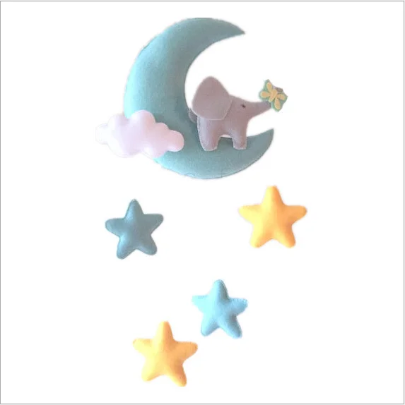 customized shapes baby nursery mobile crib toys musical