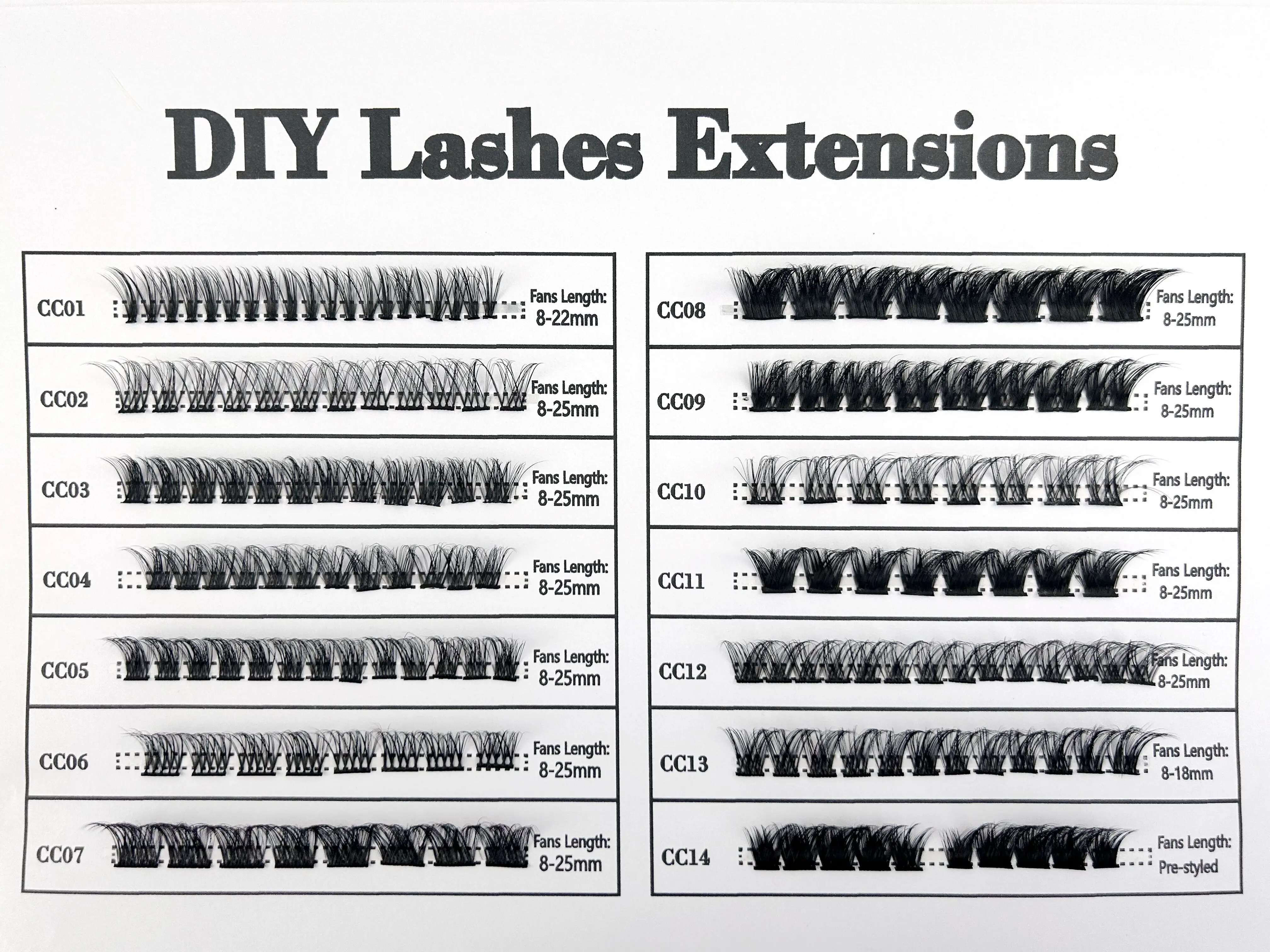 Zm Lashee Influencers Love Lash Clusters Diy Eyelash Extensions 72 ...