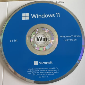 Windows 11 Home DVD OEM Lifetime License with Sticker COA 100% Global Online Activation Win11 Home Key