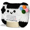 ตุ๊กตาขนสัตว์ - ที่จับเกมสีดำและขาว