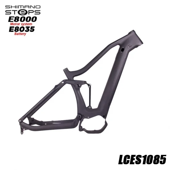 Full Suspension Enduro Ebike Frames Fit For Shimano Middrive Engine