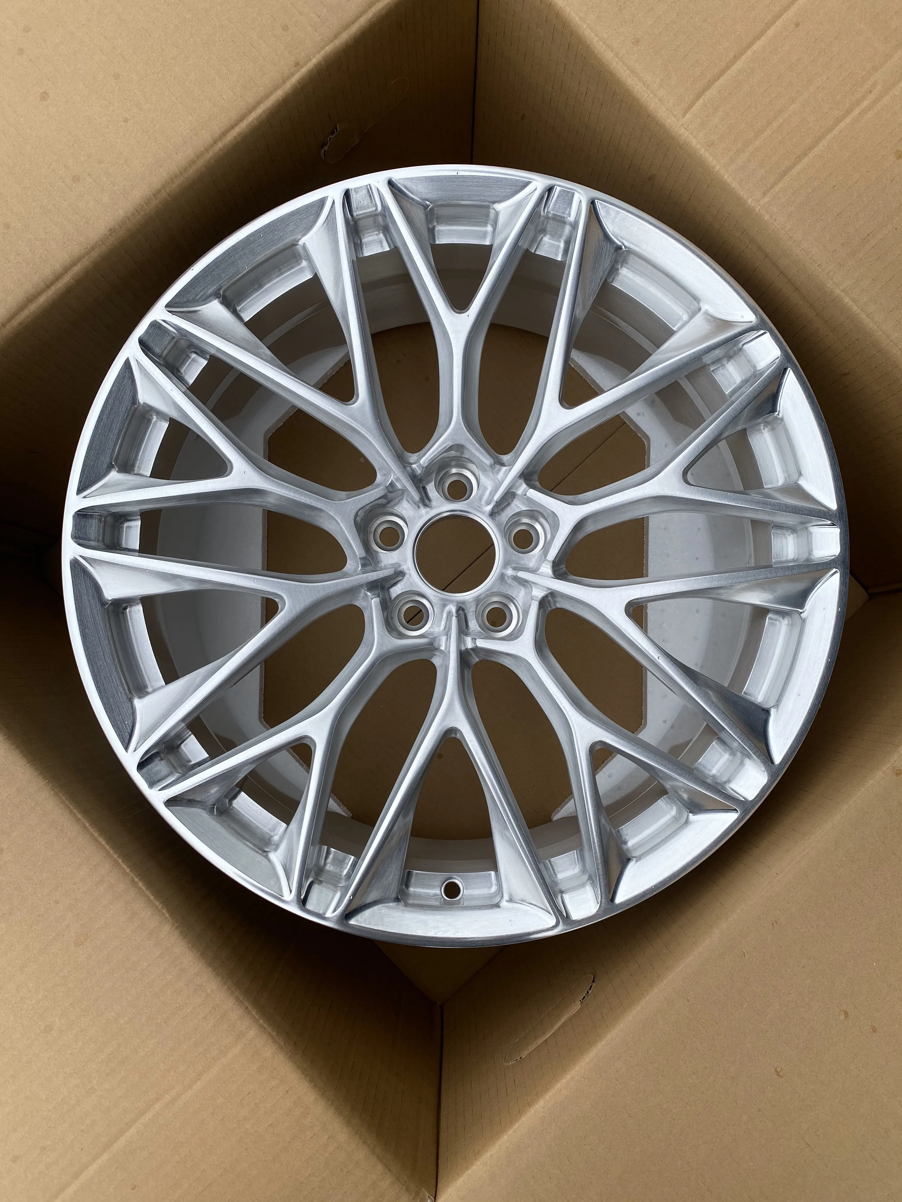 GVICHN brushd silver monoblock custom forged wheels 16 - 26 inch aluminum alloy rims 5x112 5x114.3 5x120 monoblock wheel hub