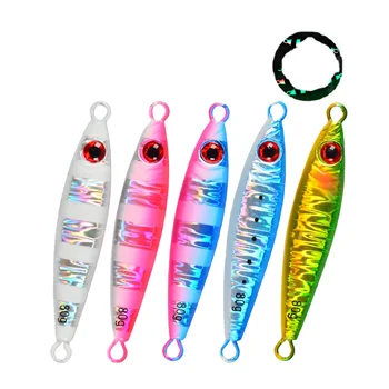 20g 30g 40g 60g 80g Saltwater Peche Fishing Metal Jigging Fast Slow Fall Pitch Fish Lure Bait – Metal Jig – view 3