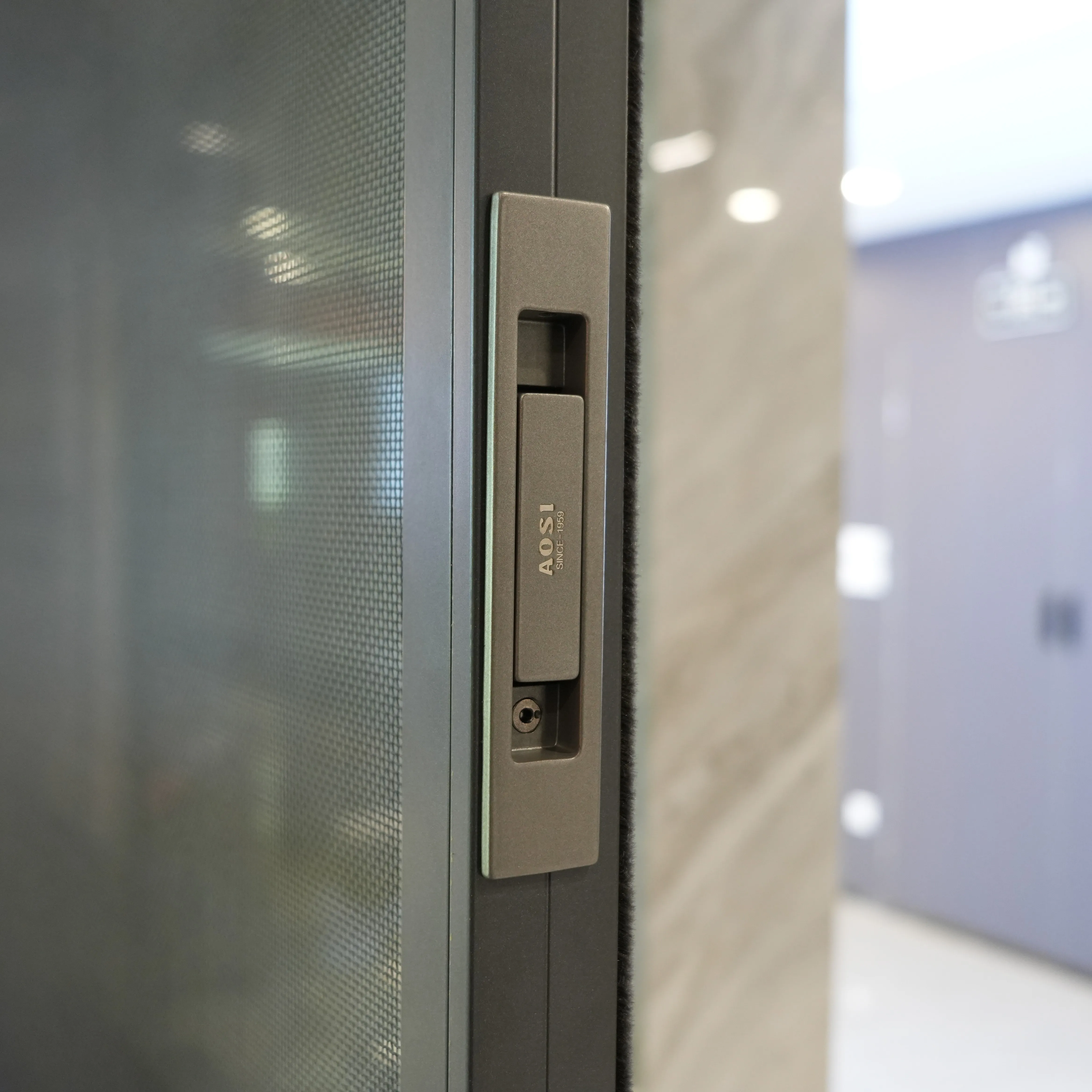 modern slim frame aluminum sliding door -8