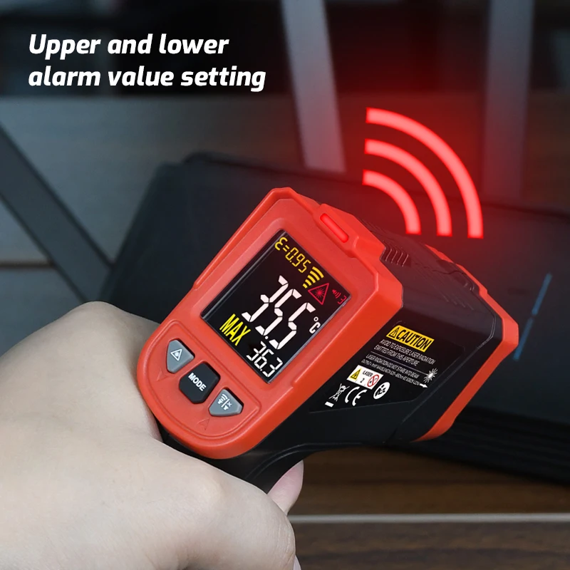 TASI TA605C Customizable Infrared Laser Targeting Gun Thermometer for Industrial Use with OEM & ODM Support