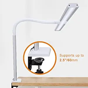 Modern Metal Architect Swing Arm Gooseneck LED Desk Lamp Touch Task Lamp for Drafting Table Electronics Laboratory Jewelry