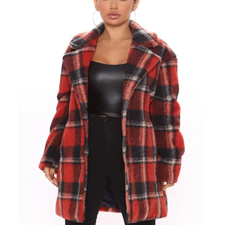 big plaid coat