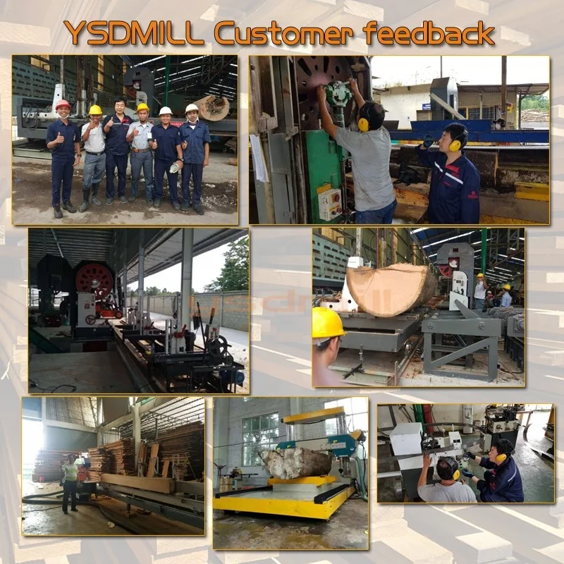 YSDMILL Industrial Sawmill Automatic Log Loading Deck Woodworking Machine